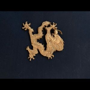Dagon gold plated pin